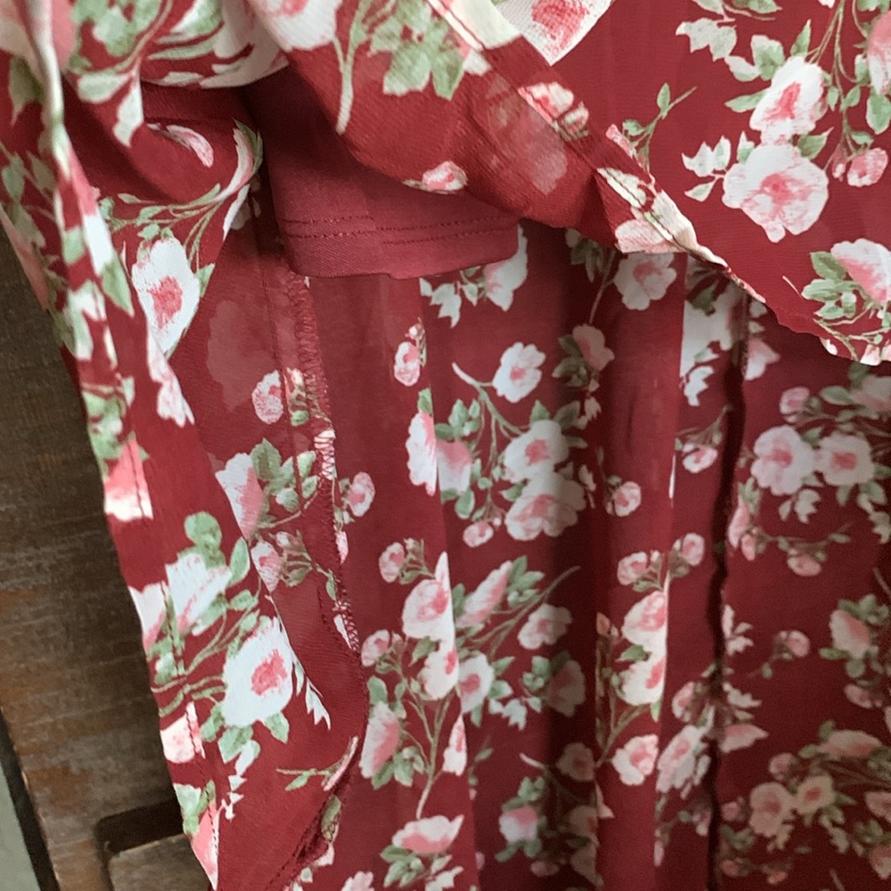New Lily Rose dress womens size medium floral prairie milkmaid boho feminine - Picture 12 of 15